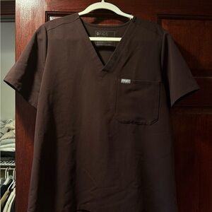 Figs women’s Espresso Catarina top